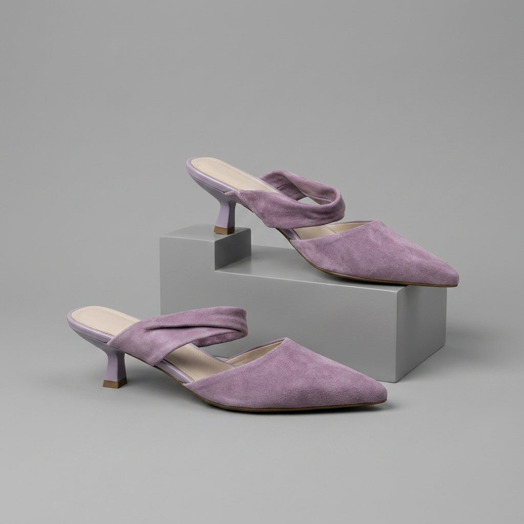 Selene Suede Mules