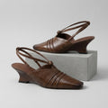 Pamela Pleated Wedges