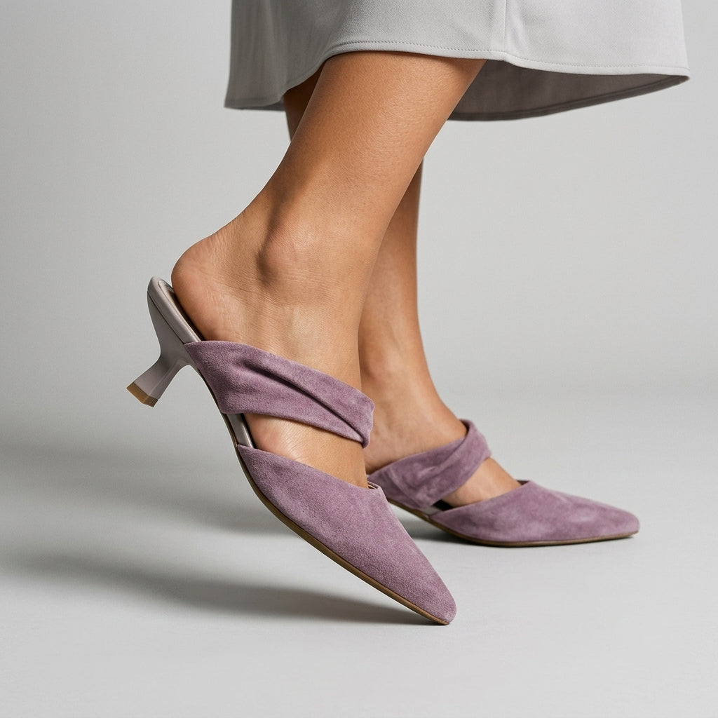 Selene Suede Mules