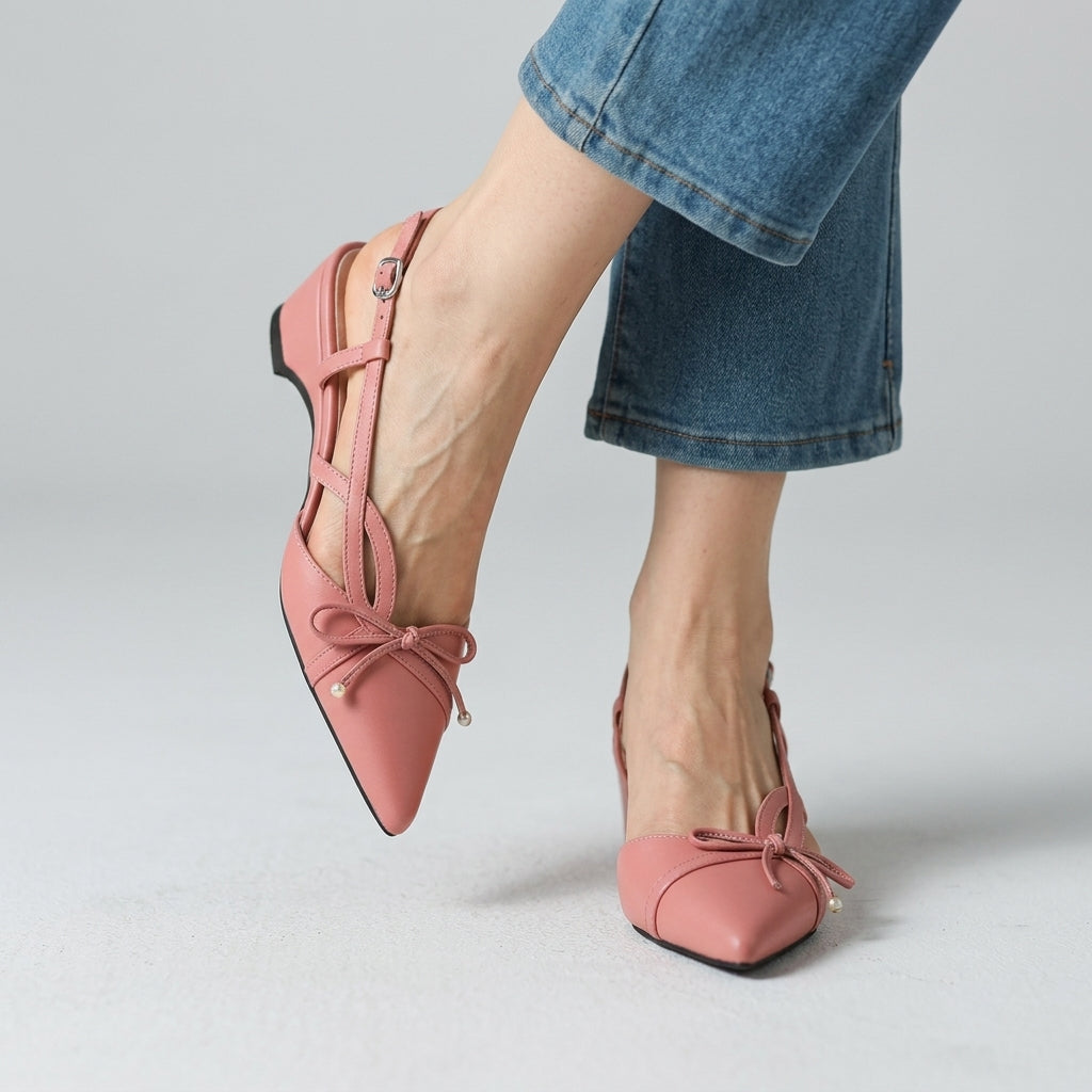 Lana Bow Slingbacks
