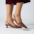 Reva Woven Slingback Heels
