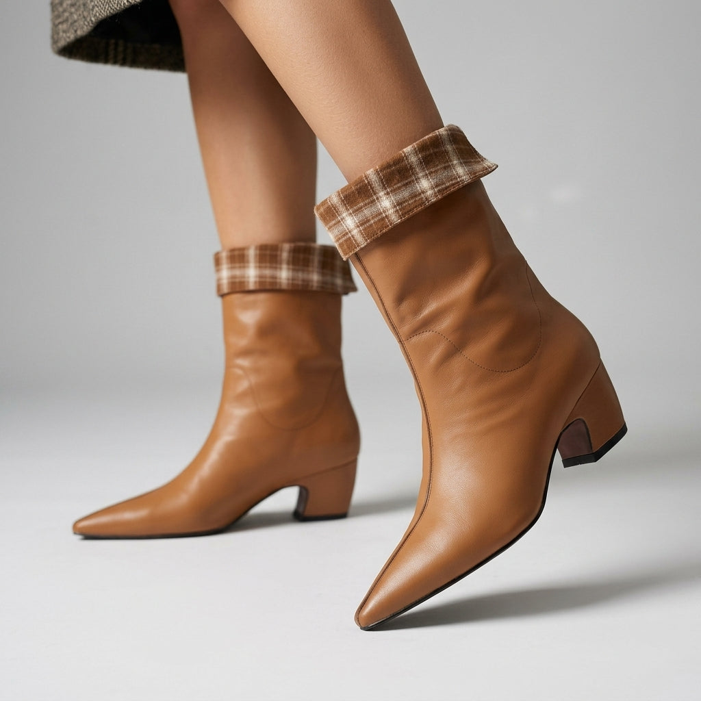 Presley Leather Mid Boots