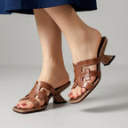 Bianca Leather Heels