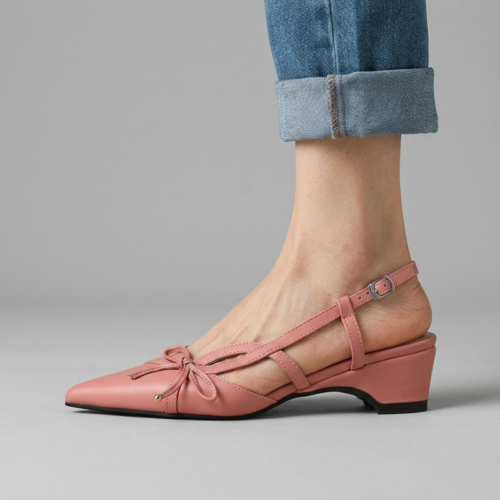 Lana Bow Slingbacks