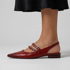 Mara Studded Slingback Flats