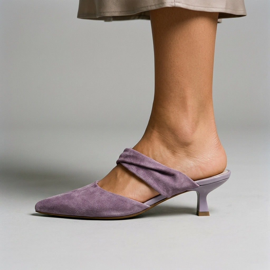Selene Suede Mules