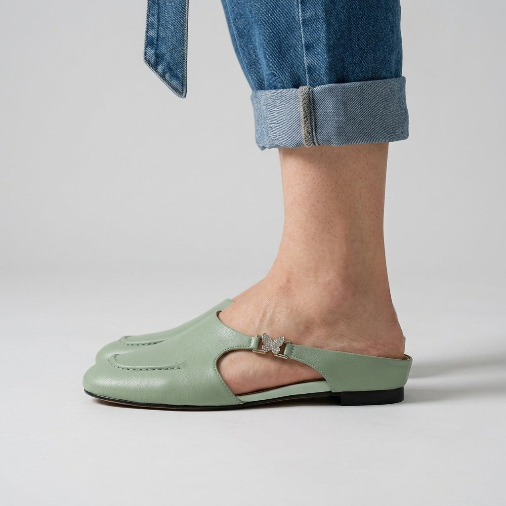 Stella Butterfly Mules