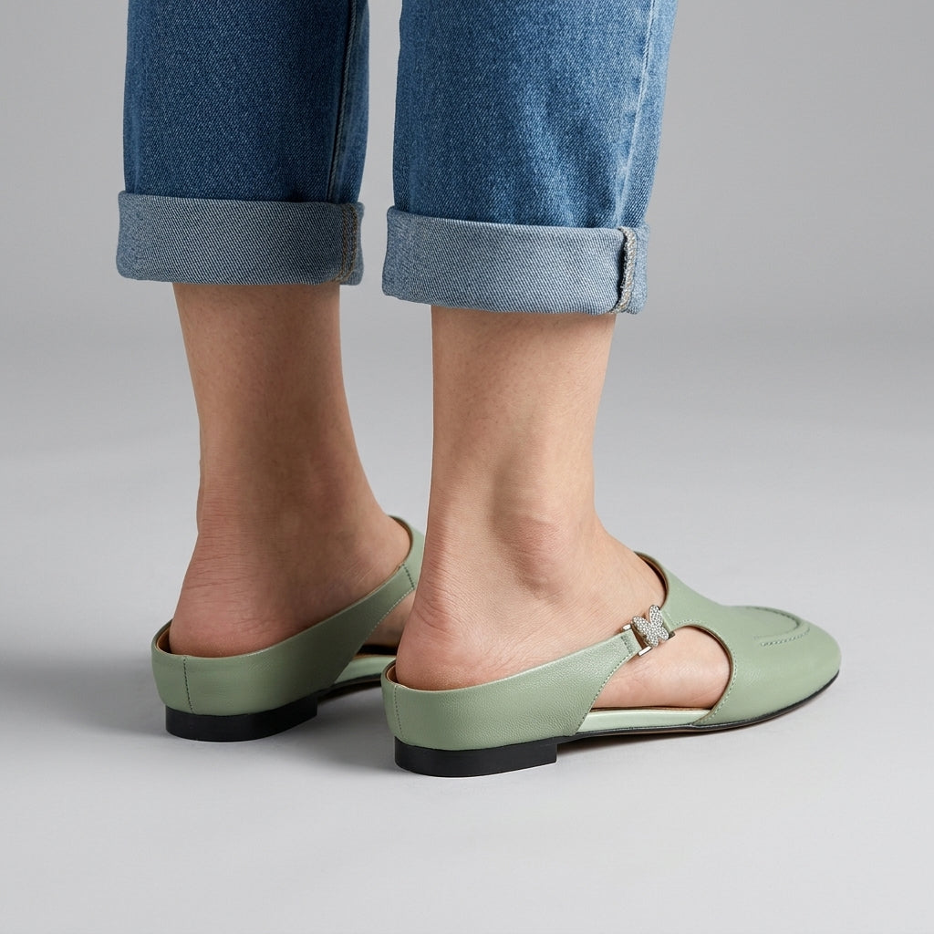 Stella Butterfly Mules