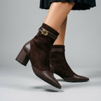Lana Buckle Leather Boots