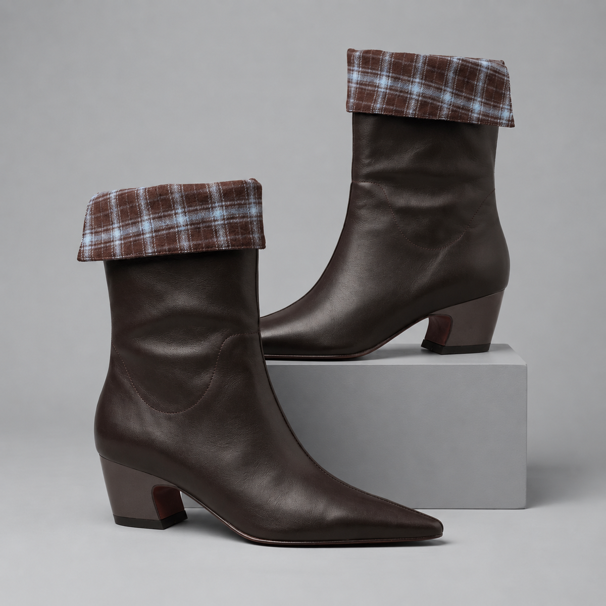 Presley Leather Mid Boots