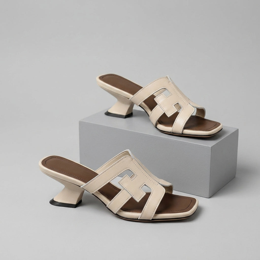 Bianca Leather Heels