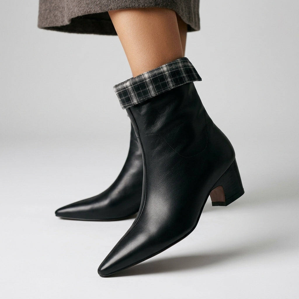 Presley Leather Mid Boots