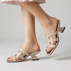 Bianca Leather Heels