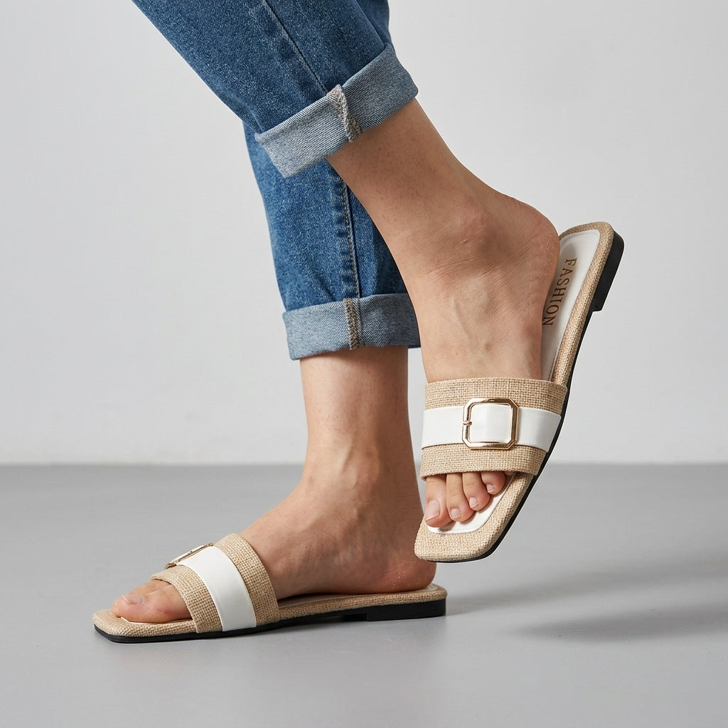 Mara Buckle Slides