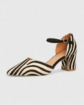 Claire Striped Heels
