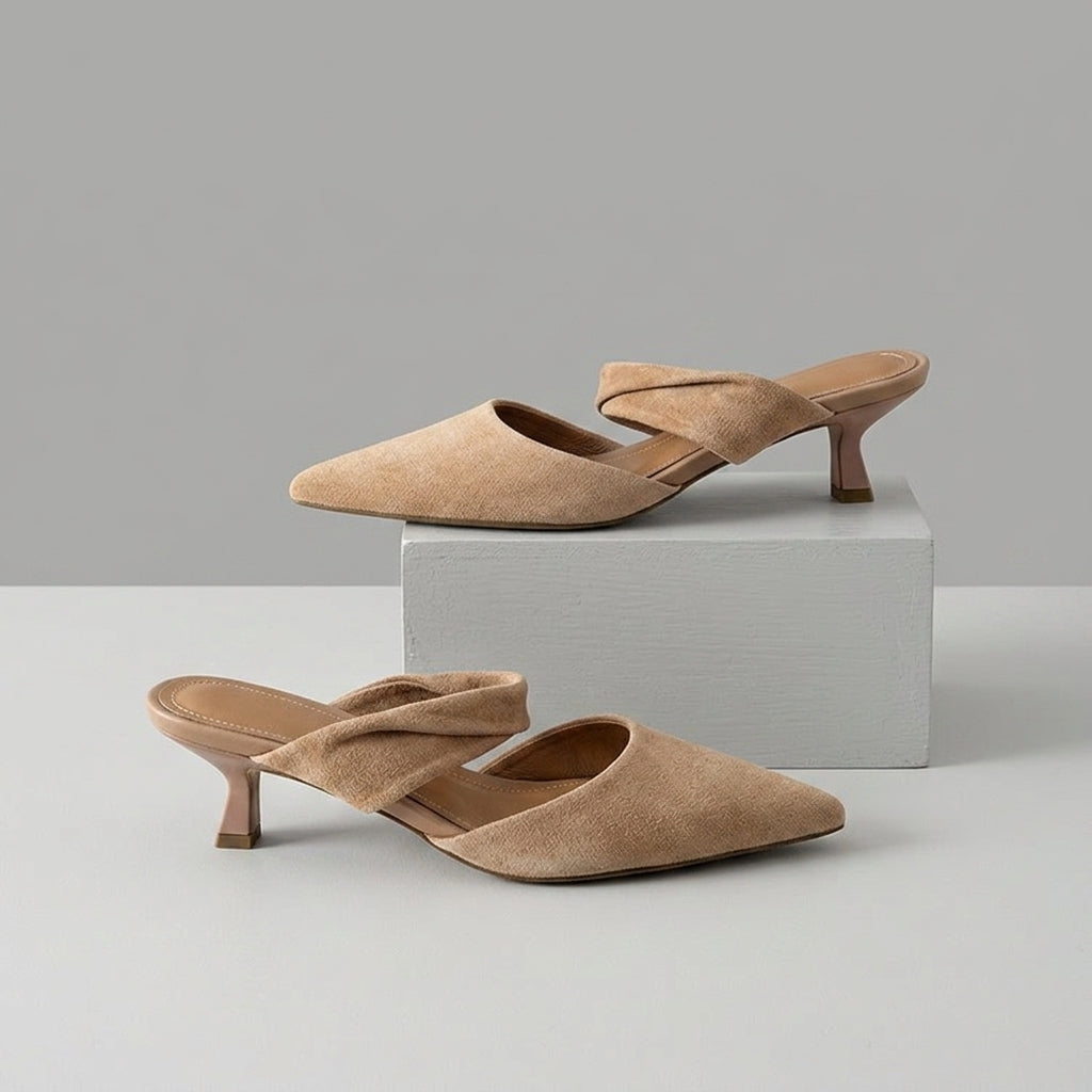 Selene Suede Mules