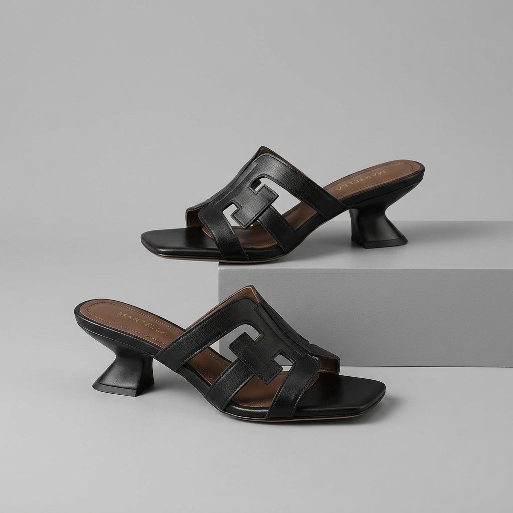 Bianca Leather Heels