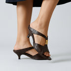 Celeste Kitten Heel Mules