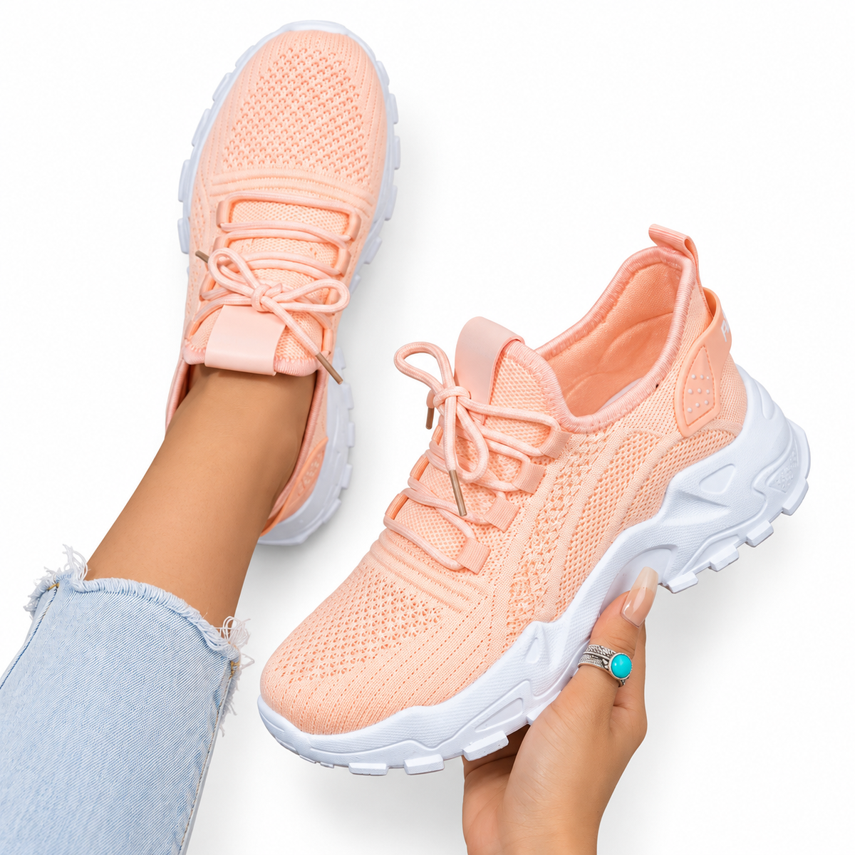 Knit Support Sneakers