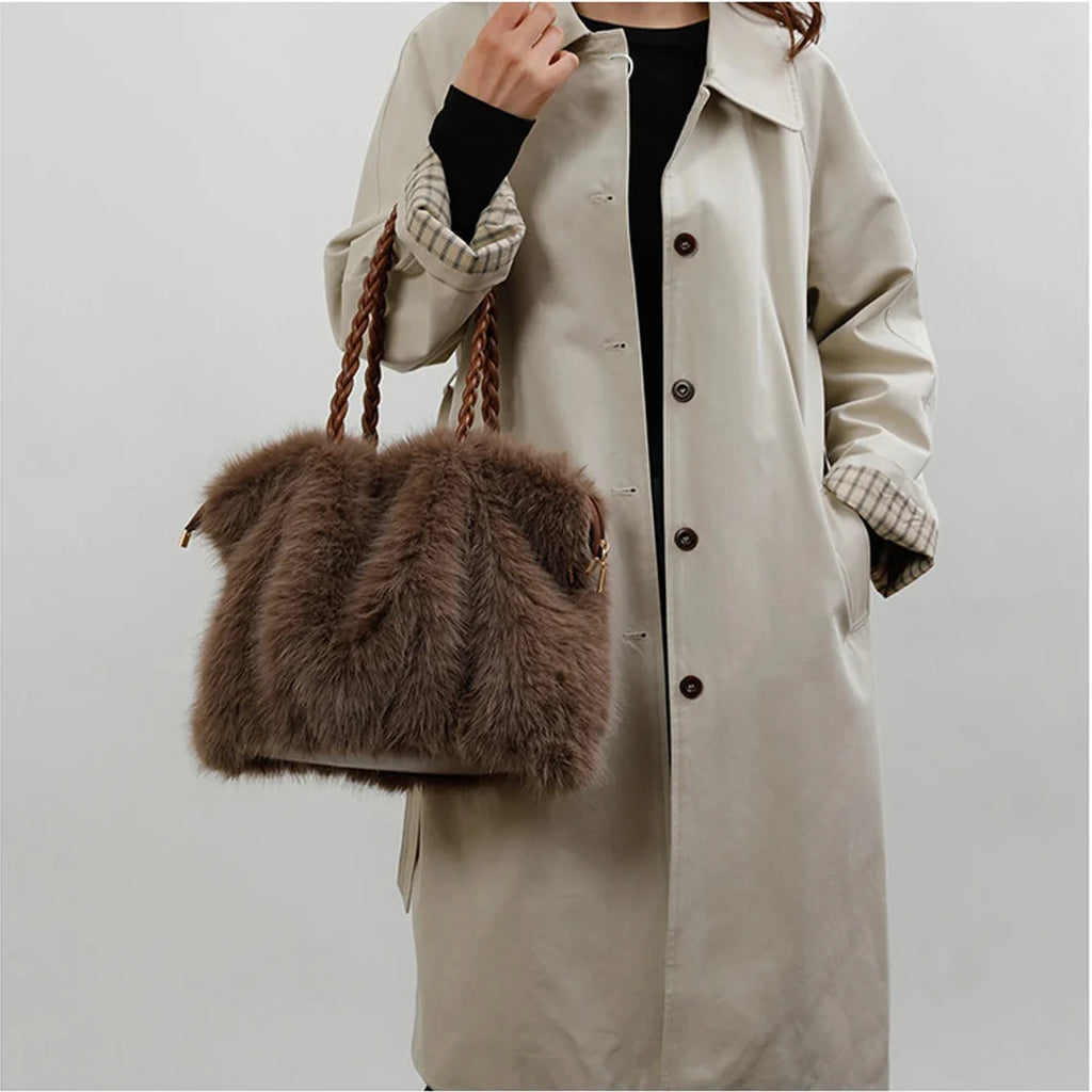 Melanie Fur Tote
