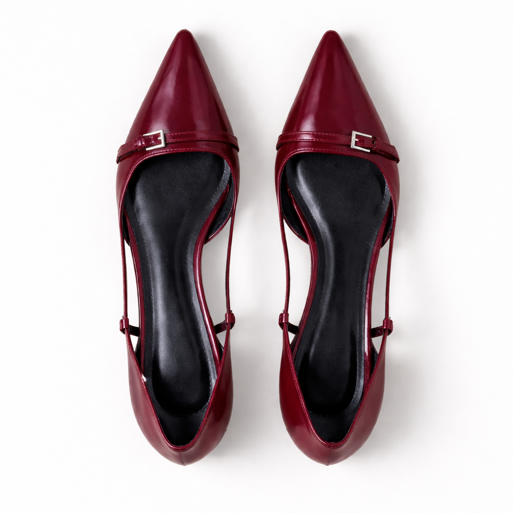 Patent Slingback Heels