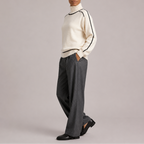 Contrast Trim Turtleneck