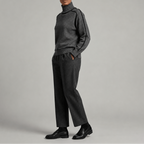 Contrast Trim Turtleneck