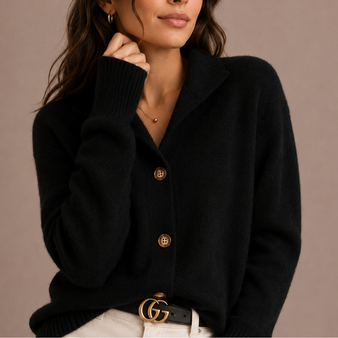 Collared Knit Cardigan