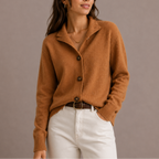 Collared Knit Cardigan