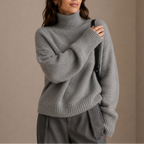 Relaxed Turtleneck Sweater