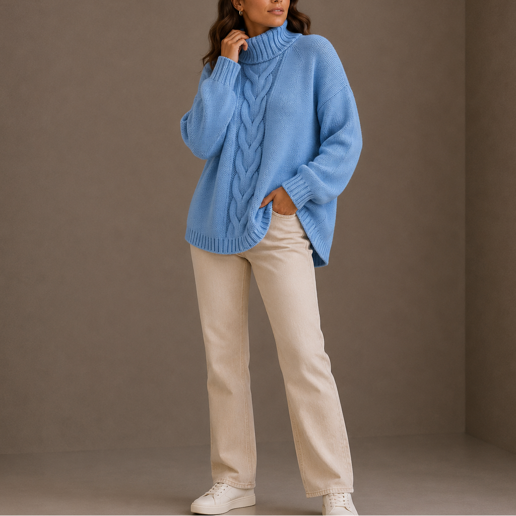 Cable Knit Turtleneck