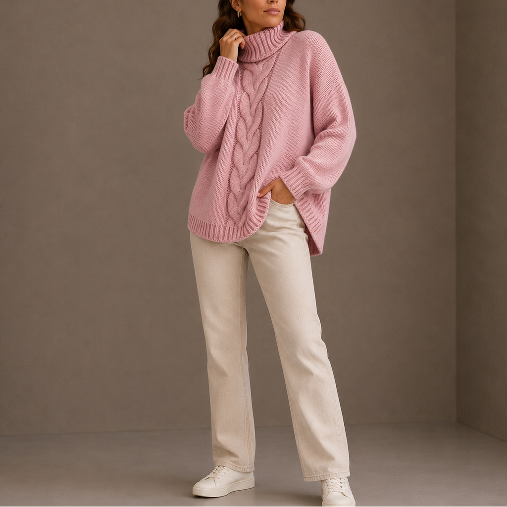 Cable Knit Turtleneck