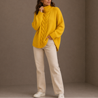 Cable Knit Turtleneck