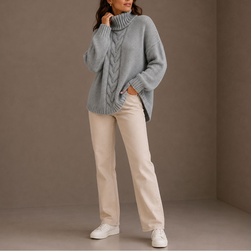 Cable Knit Turtleneck
