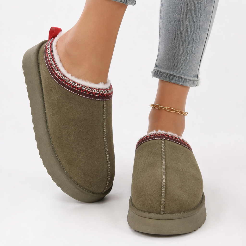 Cozy Fur-Lined Slippers