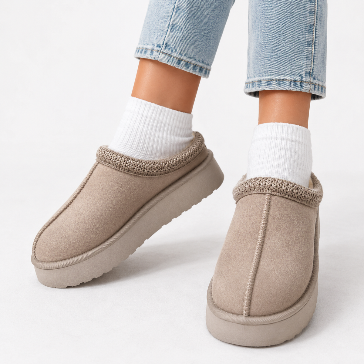Cozy Fur-Lined Slippers