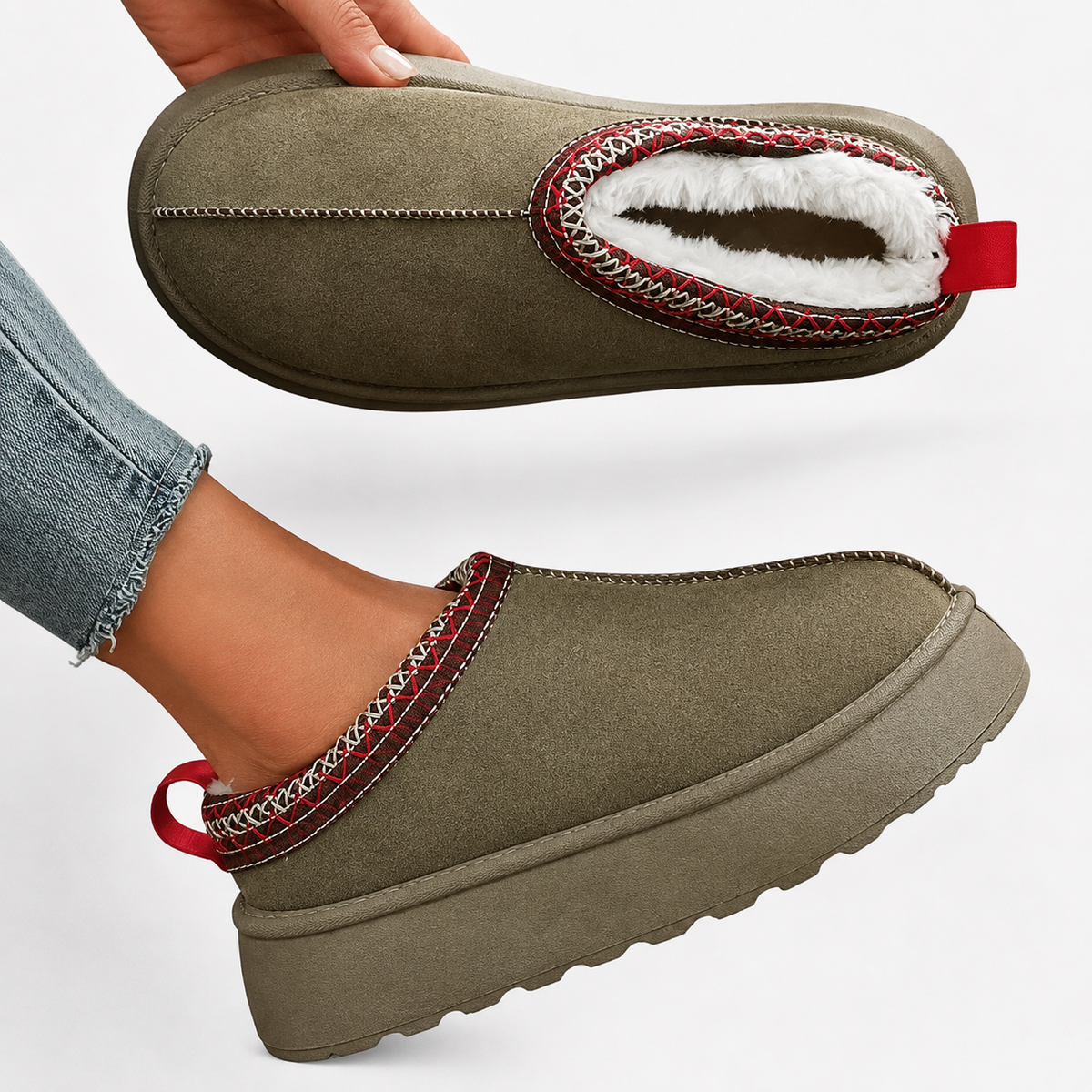 Cozy Fur-Lined Slippers