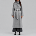 Belted Wrap Wool Coat