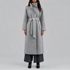 Belted Wrap Wool Coat