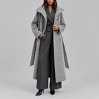 Belted Wrap Wool Coat