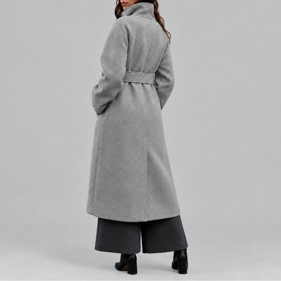 Belted Wrap Wool Coat