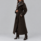 Belted Wrap Wool Coat