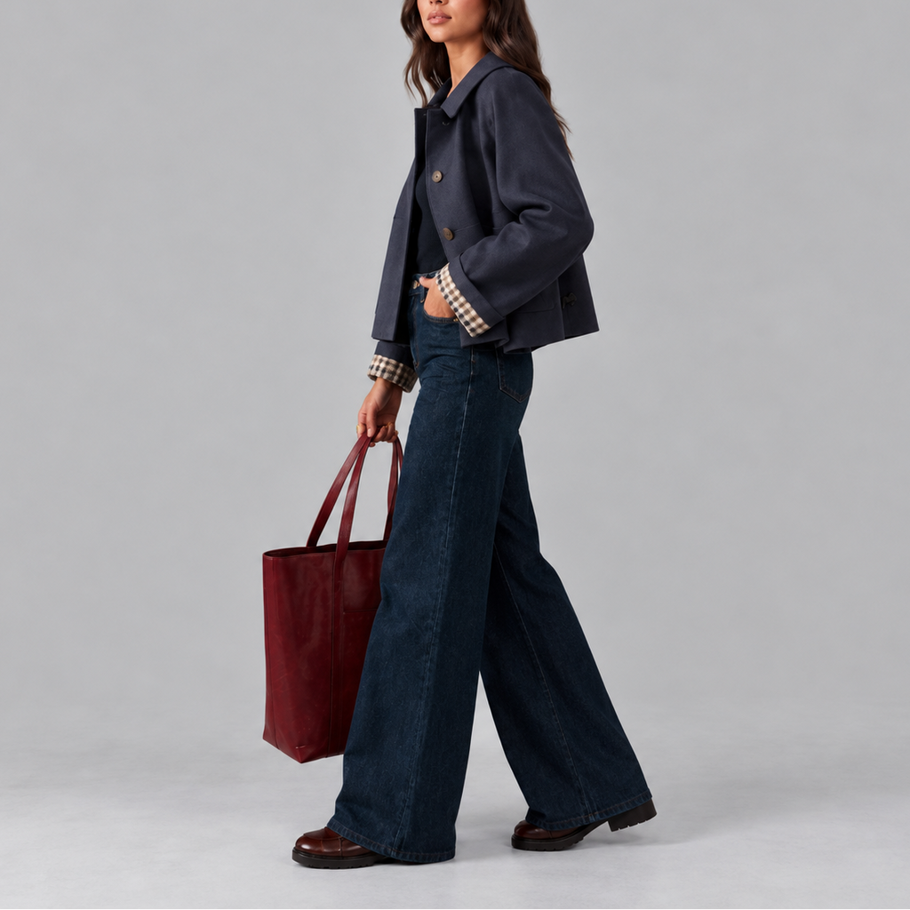Cropped Trench Jacket