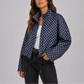 Polka Dot Bomber Jacket
