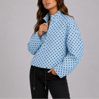 Polka Dot Bomber Jacket