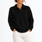 Polo Collar Knit Sweater