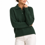 Polo Collar Knit Sweater