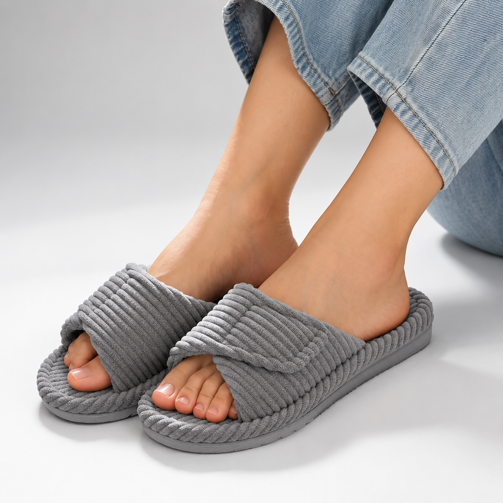 Corduroy Comfort Slippers