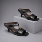 Celeste Kitten Heel Mules