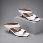 Celeste Kitten Heel Mules